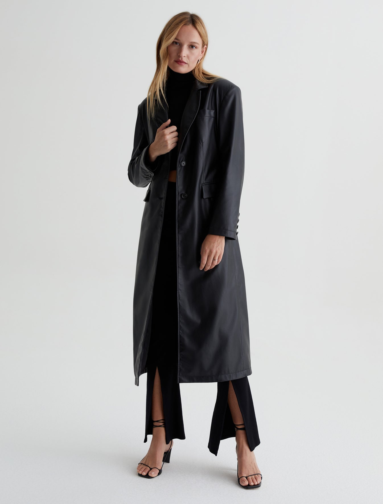 Valentina Coat|EmRata x AG Vegan Leather